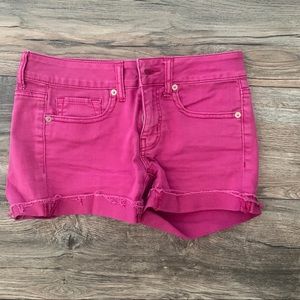 American Eagle Pink cuffed shorts - size 2